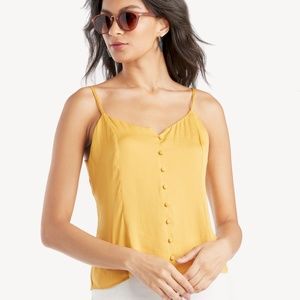 NWT Vince Camuto BUTTON FRONT RUMPLE CAMI